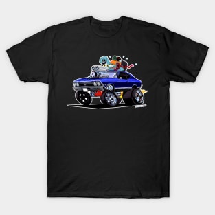 JUST IDLIN 68 Chevelle Blue T-Shirt